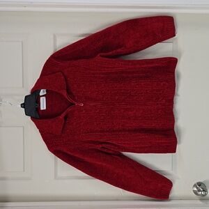 Alfred Dunner chenille cable jacket